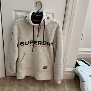 Superdry fleece half zip sweatshirt brand new